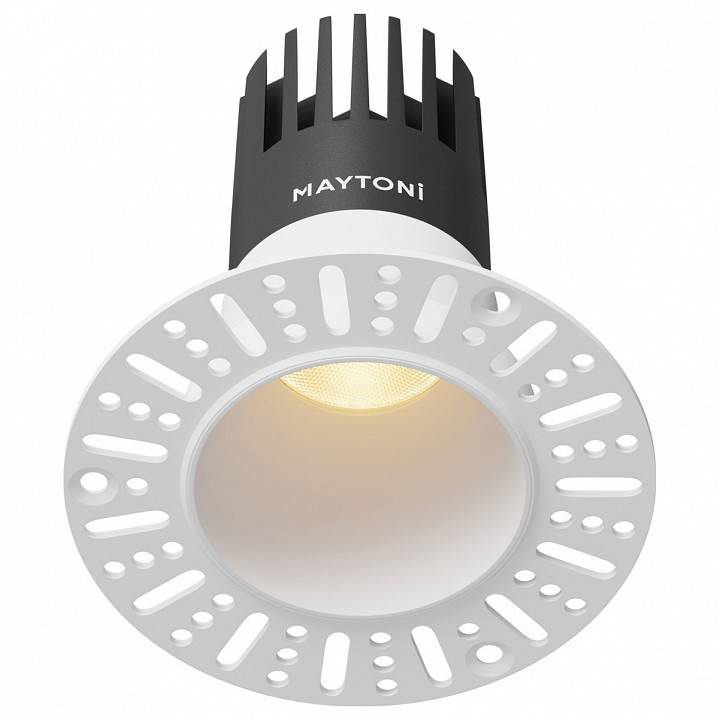 Встраиваемый светильник Maytoni Dip DL120-10W-2.7K-TRS-W
