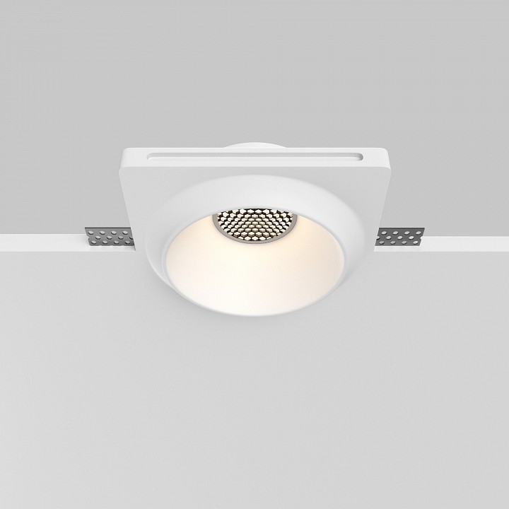 Встраиваемый светильник Maytoni Gyps Modern DL124-GU10-01-TRS-W