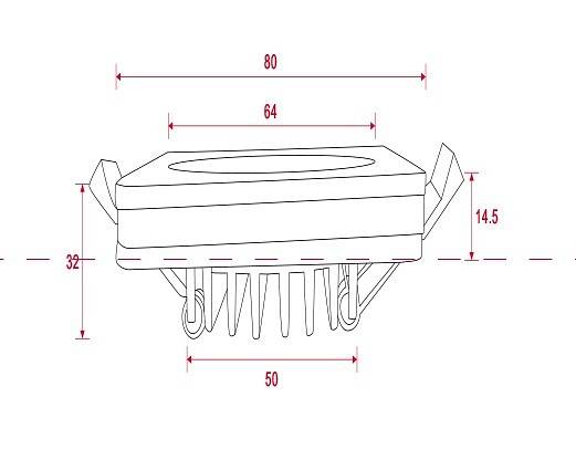 Встраиваемый светильник Maytoni Phanton 7 Вт DL2001-L7B