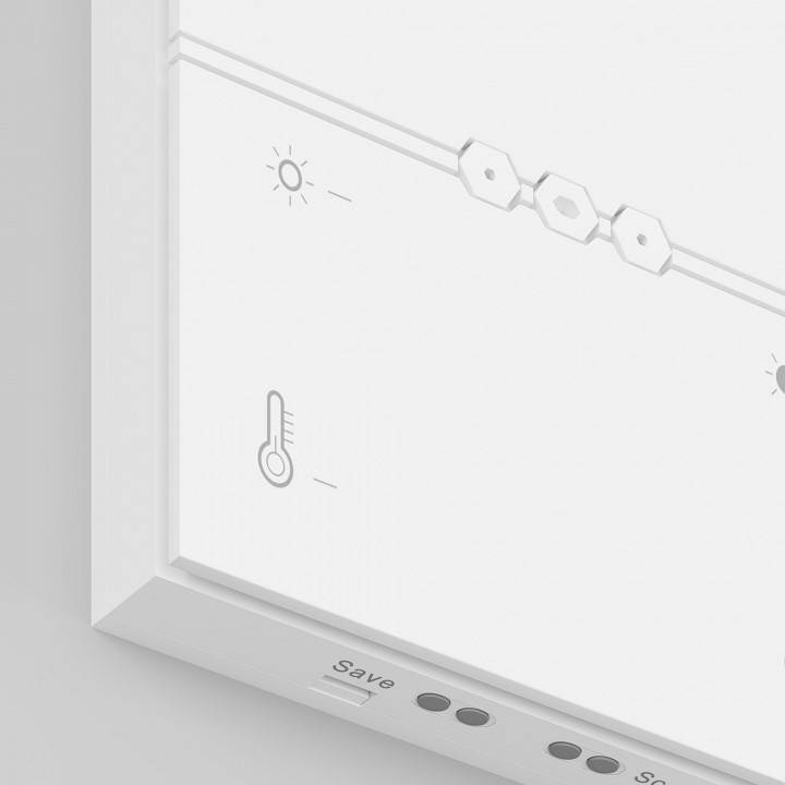 Панель управления сенсорная накладная Maytoni Smart Home DRC034-8-W