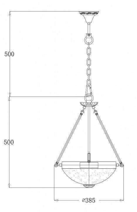 Подвесной светильник Freya Herbert FR2012-PL-03-BZ