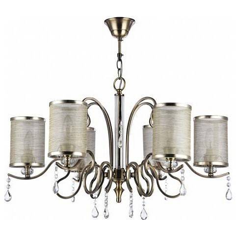 Подвесная люстра Freya Faust 6 ламп FR2300-PL-06-BZ