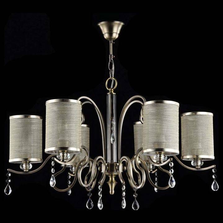 Подвесная люстра Freya Faust 6 ламп FR2300-PL-06-BZ