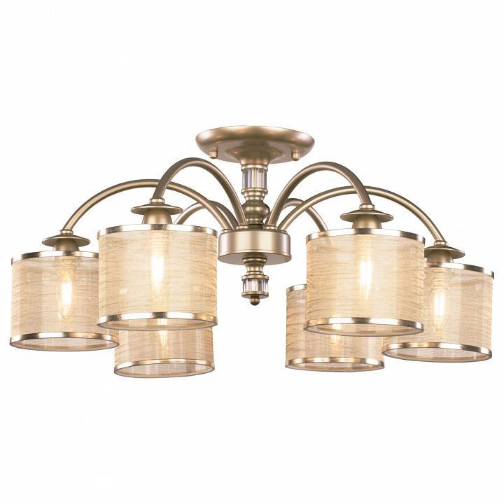 Люстра на штанге Freya Ksenia 6 ламп FR2539CL-06G