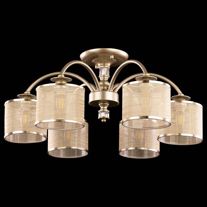 Люстра на штанге Freya Ksenia 6 ламп FR2539CL-06G