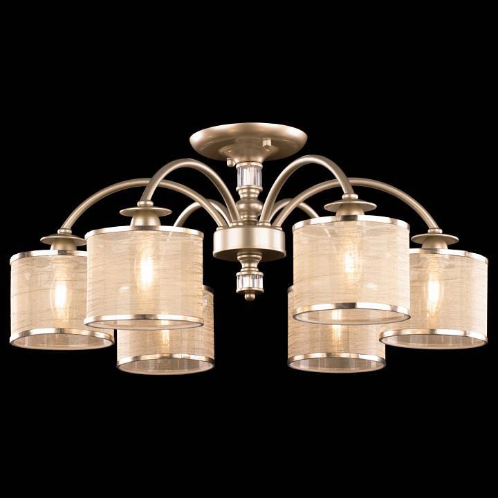 Люстра на штанге Freya Ksenia 6 ламп FR2539CL-06G