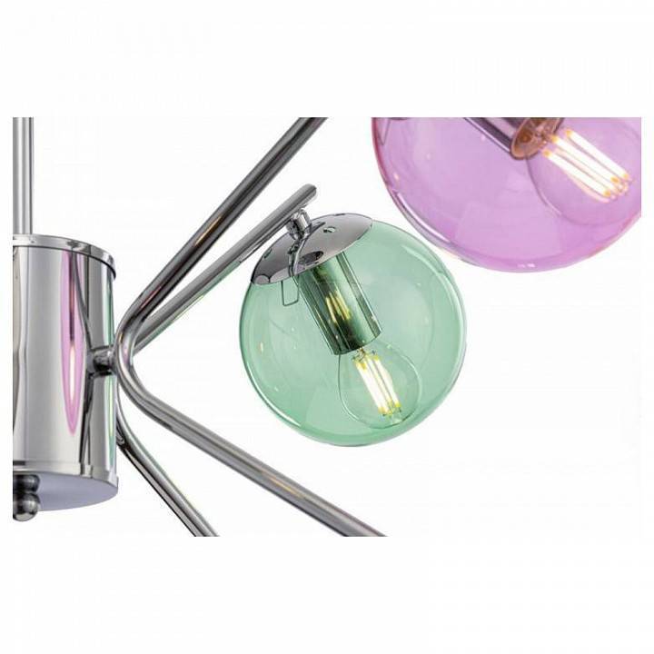 Люстра на штанге Freya Nancy 10 ламп FR5083PL-10CH