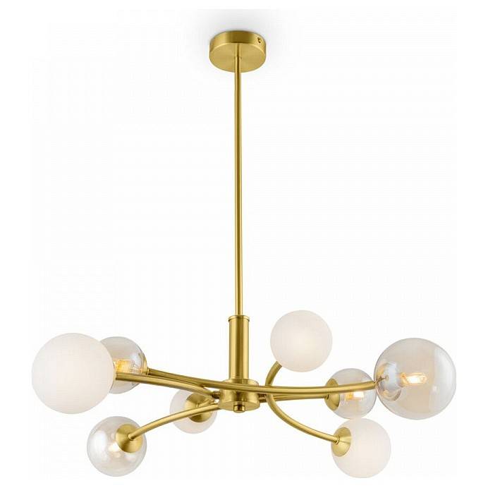 Люстра на штанге Freya Bethany 8 ламп FR5116PL-08BS