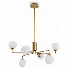 Люстра на штанге Freya Alexis 6 ламп FR5120PL-06G
