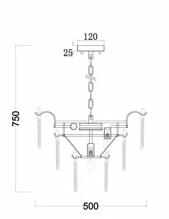 Подвесная люстра Freya Hloya FR5143PL-07G