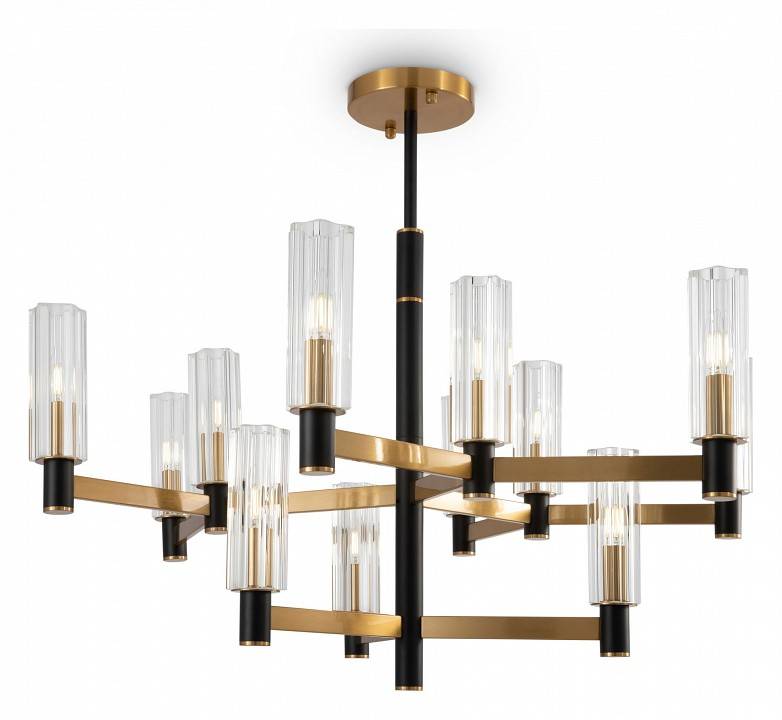 Люстра на штанге Freya Ambra 12 ламп FR5167PL-12BS
