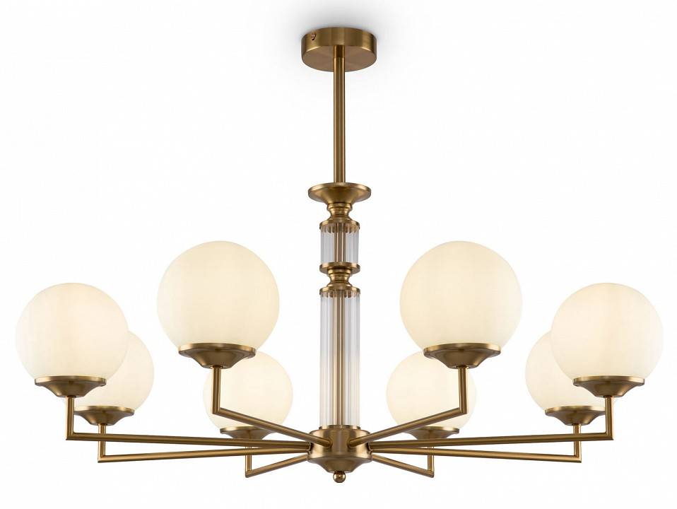 Люстра на штанге Freya Bolas 8 ламп FR5185PL-08BS