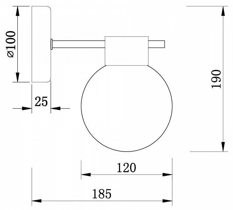 Бра Freya Gatsby FR5233WL-01BS