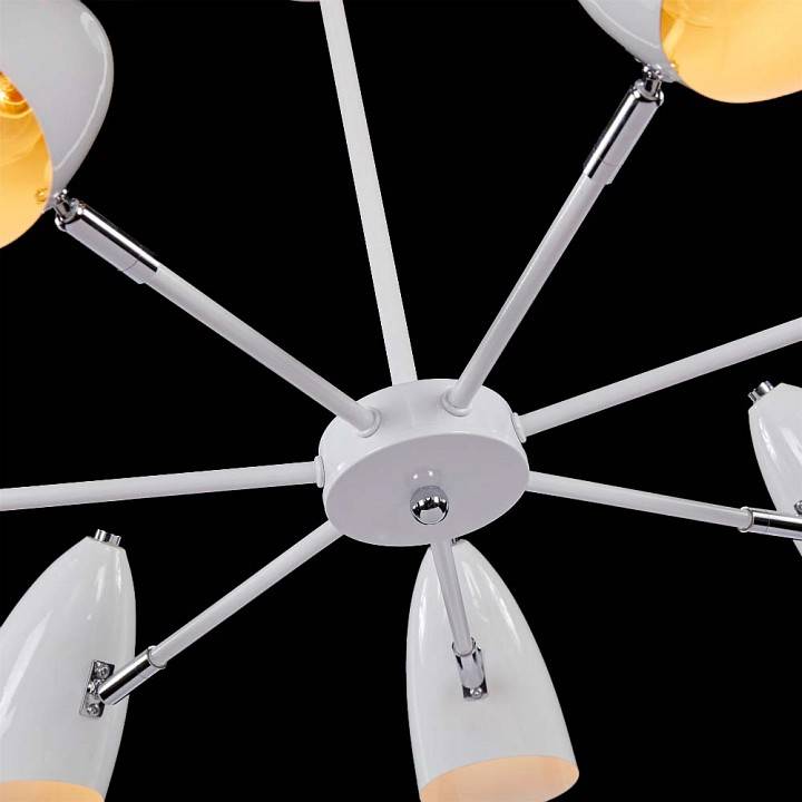 Люстра на штанге Freya Aida 7 ламп FR5852-CL-07-W