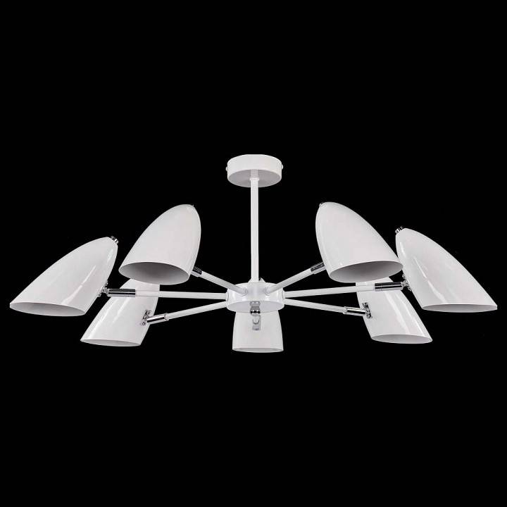 Люстра на штанге Freya Aida 7 ламп FR5852-CL-07-W