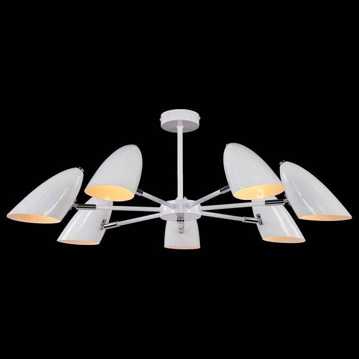 Люстра на штанге Freya Aida 7 ламп FR5852-CL-07-W