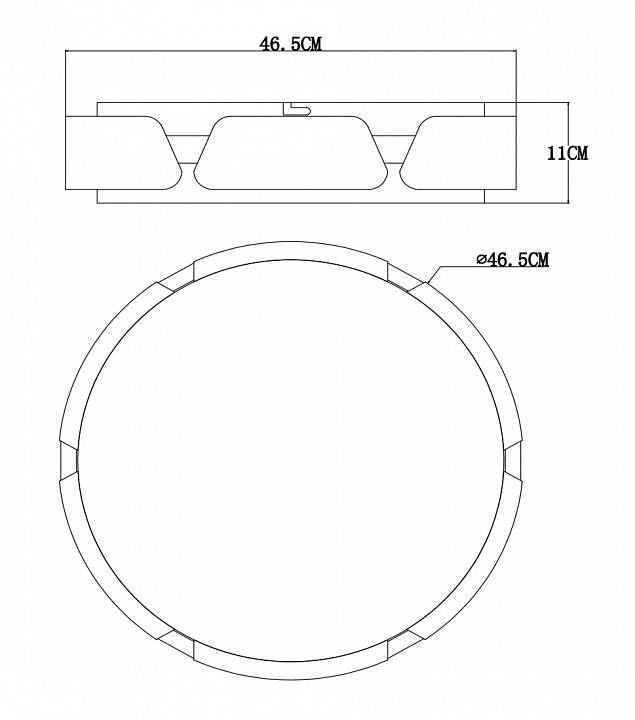 Накладной светильник Freya Ethan 92 Вт FR6040CL-L92W