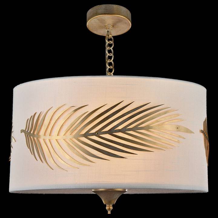 Подвесной светильник Maytoni Farn 3 лампы белый с золотом H428-PL-03-WG