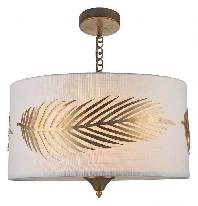 Подвесной светильник Maytoni Farn 3 лампы белый с золотом H428-PL-03-WG