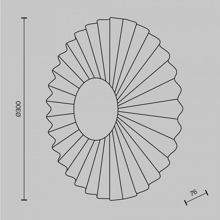 Настенный светильник Maytoni Fiore 11 Вт 3000 К MOD233WL-L11BS3K