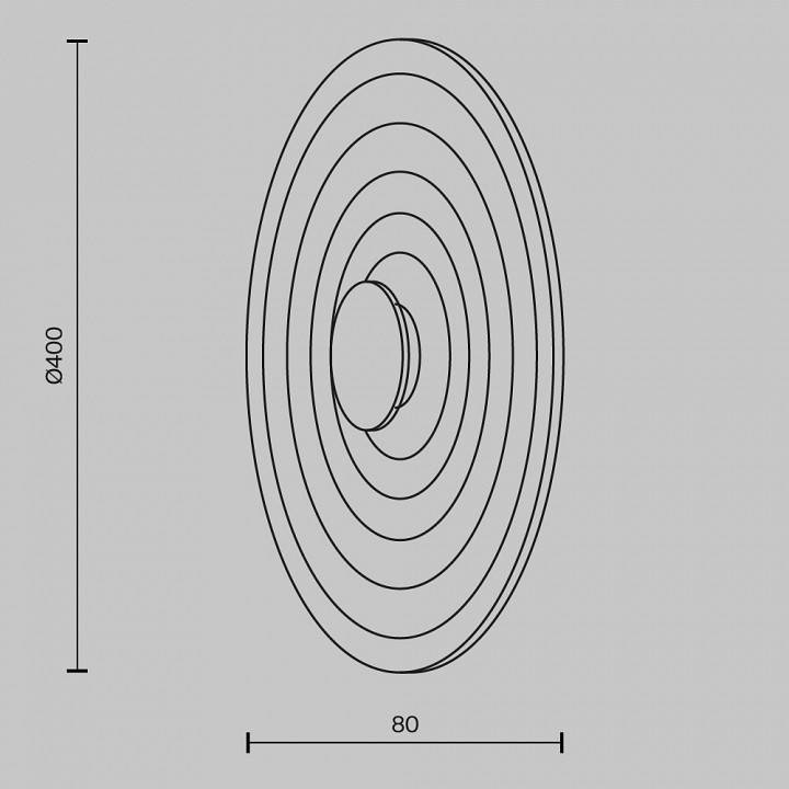 Накладной светильник Maytoni Nami MOD400WL-L5GR3K