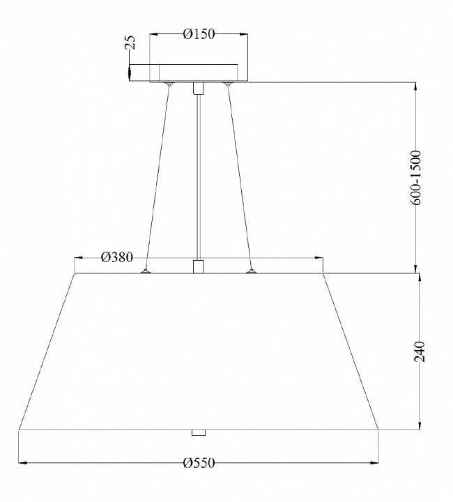 Подвесной светильник Maytoni Bergamo MOD613PL-03CH