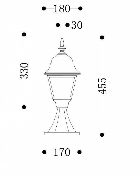 Уличный наземный светильник Maytoni Abbey Road O004FL-01B
