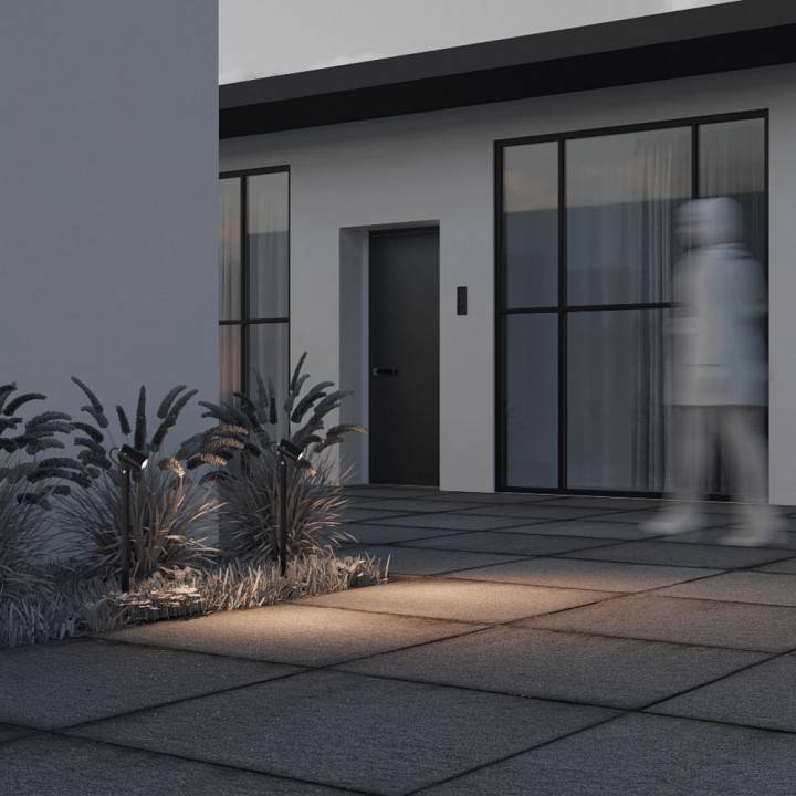 Светильник уличный наземный Maytoni Scope O025FL-01B1