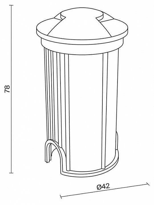 Светильник встраиваемый в грунт Maytoni Flash O044DL-L1S3K