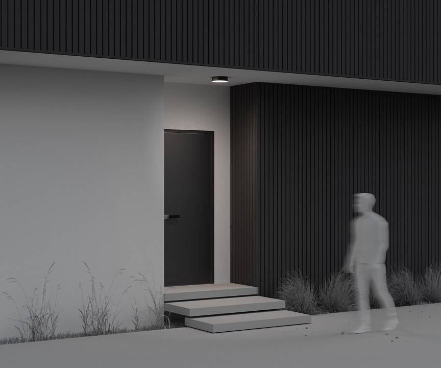 Накладной светильник Maytoni Zon IP 30 Вт 4000K черный O431CL-L30B4K