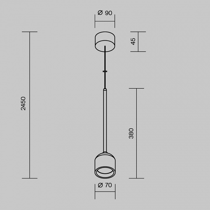 Подвесной светильник Maytoni Apex O491PL-L6W3K