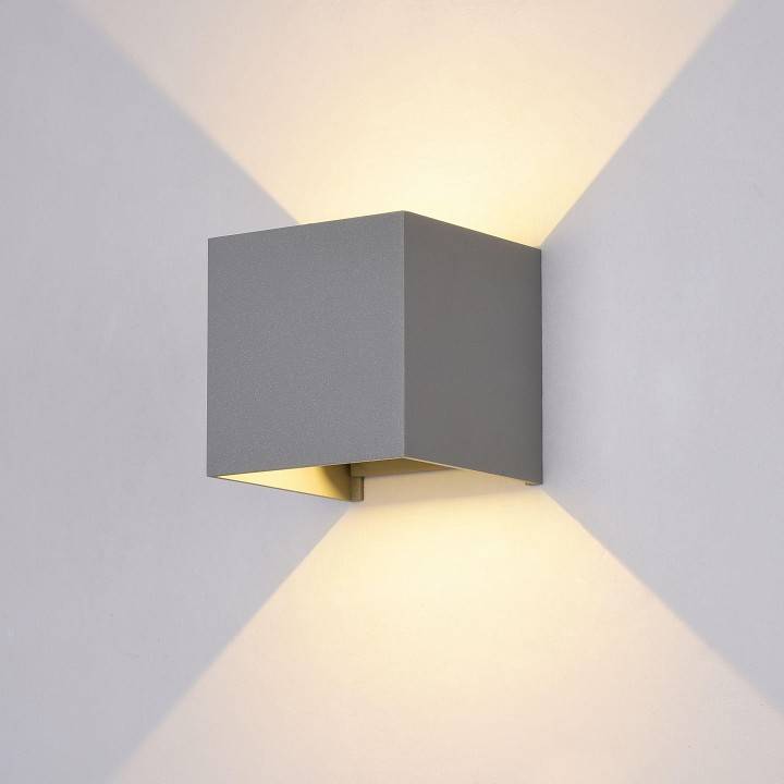 Накладной светильник Maytoni Fulton LED 6 Вт серый O572WL-L6GR