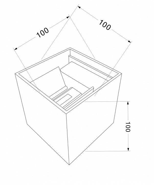 Накладной светильник Maytoni Fulton LED 6 Вт серый O572WL-L6GR