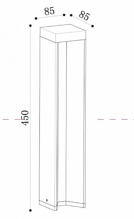 Уличный наземный светильник Maytoni Essen O596FL-L9GR4K
