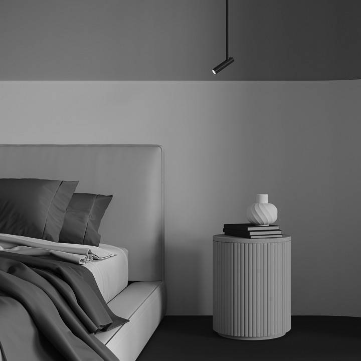 Встраиваемый светильник на штанге Maytoni Focus T 6 Вт 4000K P141RS-L125-6W4K-B