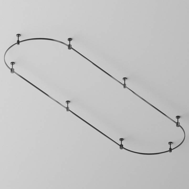 Трек накладной Maytoni Готовая конструкция TFC-Flar-S01-B