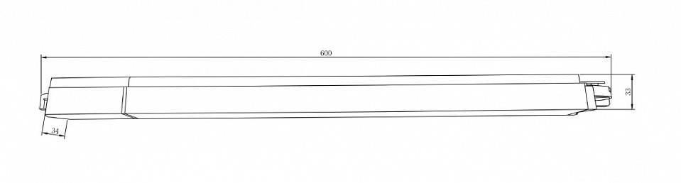 Накладной светильник Maytoni Basis TR000-1-24W4K-B