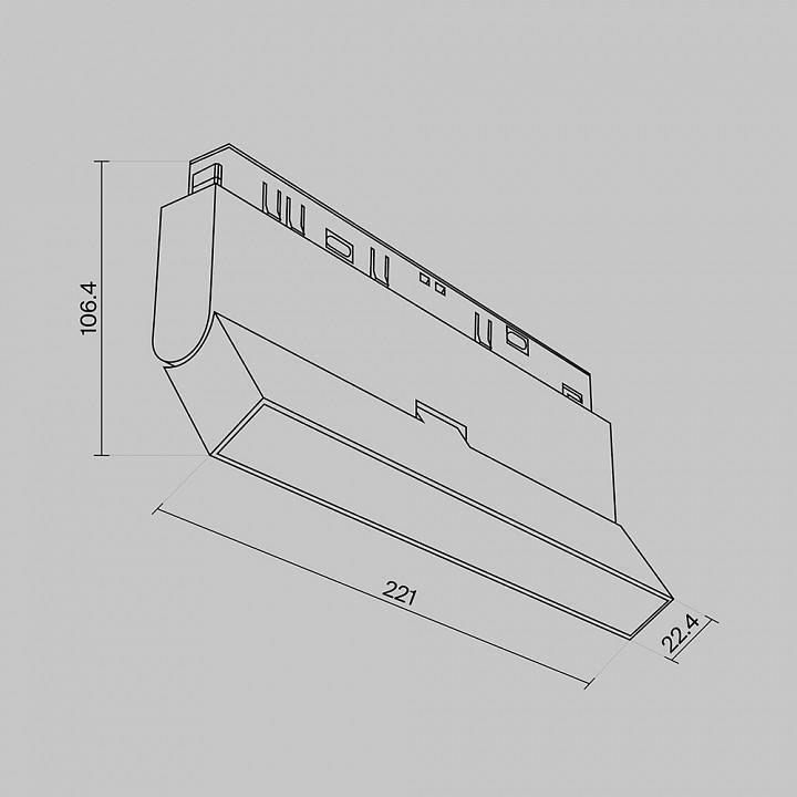 Накладной светильник Maytoni Basis Rot TR036-4-12WTW-DSZ-B