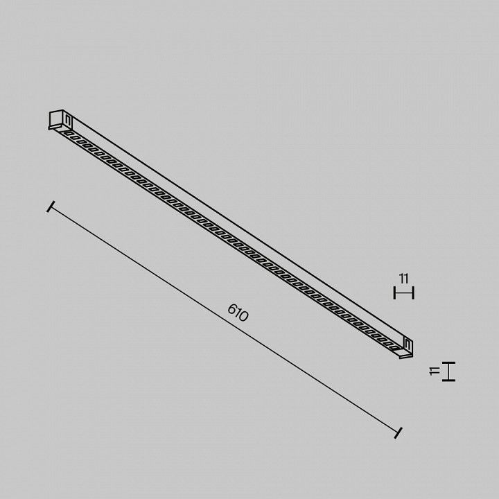 Накладной светильник Maytoni Technical Points TR241-2-12W4K-B