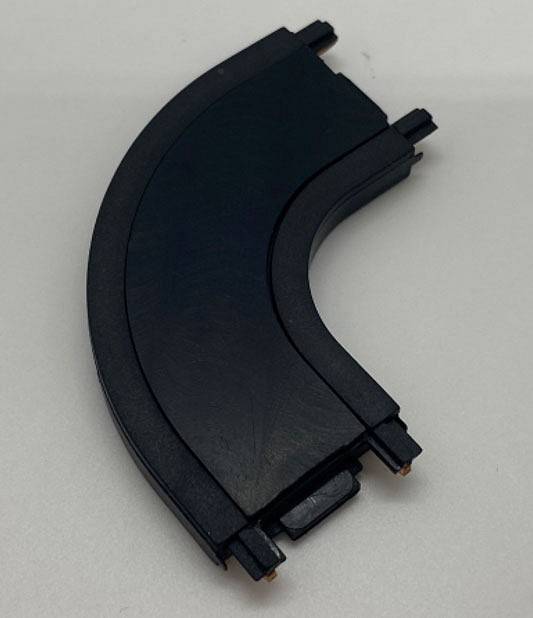 Соединитель угловой L-образный для треков накладных Maytoni Accessories for tracks Radity TRA084CR-11B