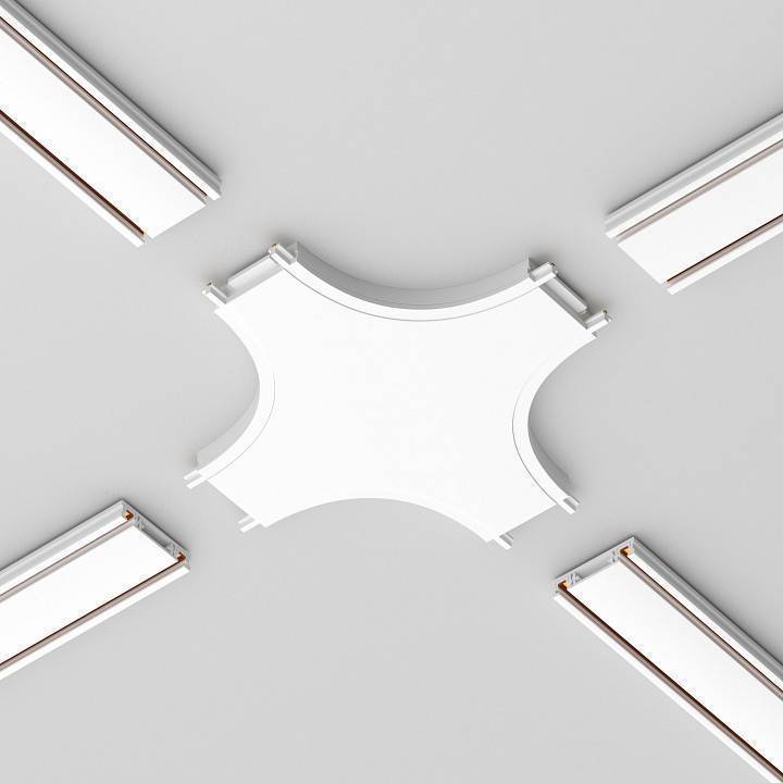 Соединитель X-образный для треков накладных Maytoni Accessories for tracks Radity TRA084CX-11W