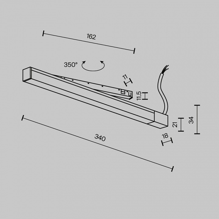 Блок питания Maytoni Technical  TRX239DR-150B