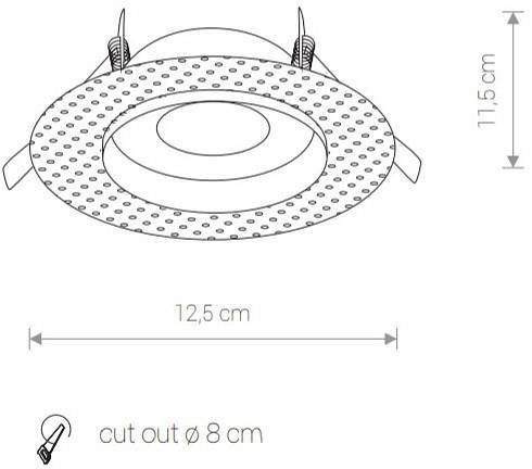 Встраиваемый светильник Nowodvorski Echo 8371