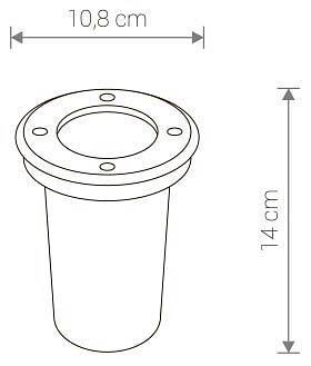 Светильник встраиваемый в грунт Nowodvorski Paoli 9554