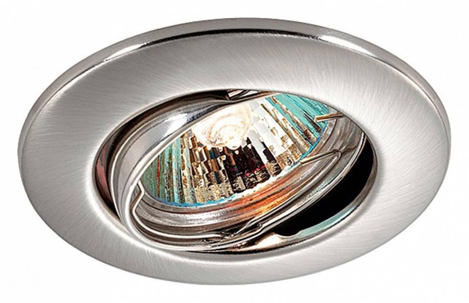 Встраиваемый светильник Novotech Classic GU5.3 хром 369694