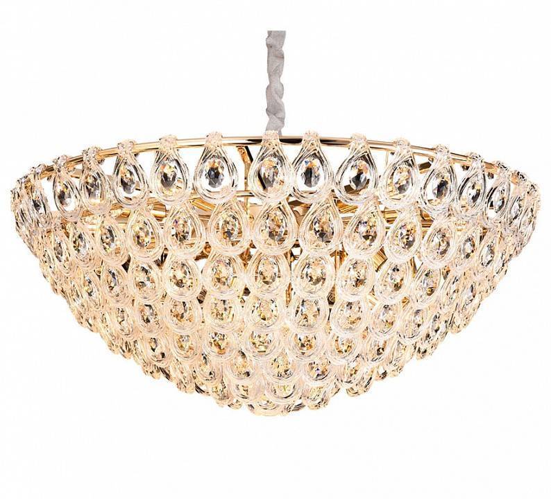 Подвесная люстра Newport 5250 5259+14/C gold 5259+14/C