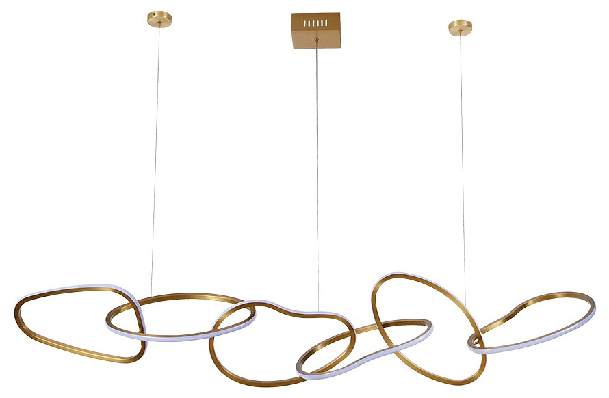 Подвесная люстра Newport  15326N/S brass