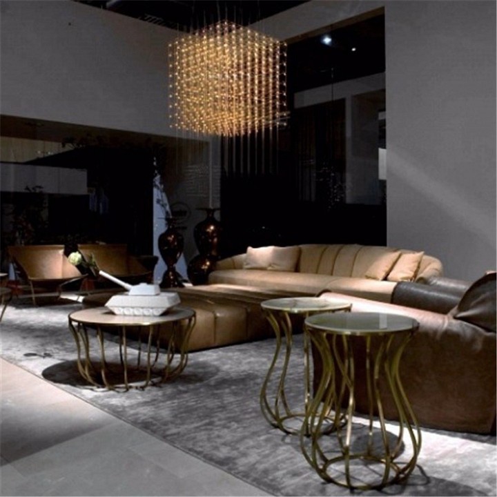 Подвесная люстра O-LUCE Cosmic Glass ячейка 15х15 см 1094011-6