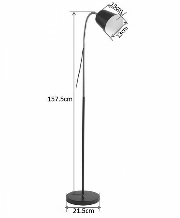Торшер Reluce  00301-0.6-01D BK