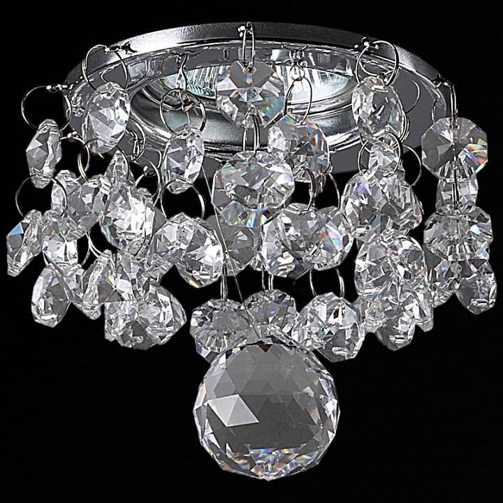 Светильник встраиваемый Ambrella light 01071-9.0-001CT MR16 CR/CL